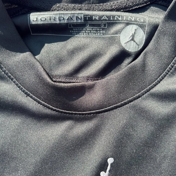 Mens Air Jordan Long Sleeve Training Shirt Top Large Like New - Picture 5 of 7